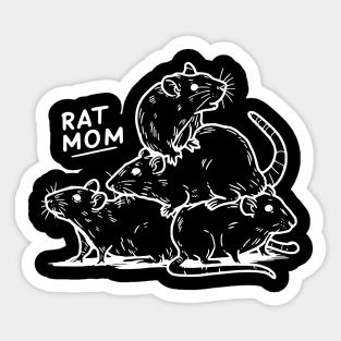 Rat Mom Sticker